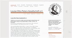 Desktop Screenshot of louiseottopeters-gesellschaft.de